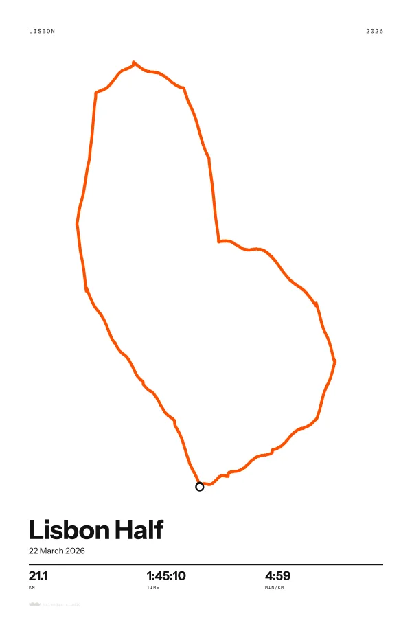 Example of the One race poster, made with sample data